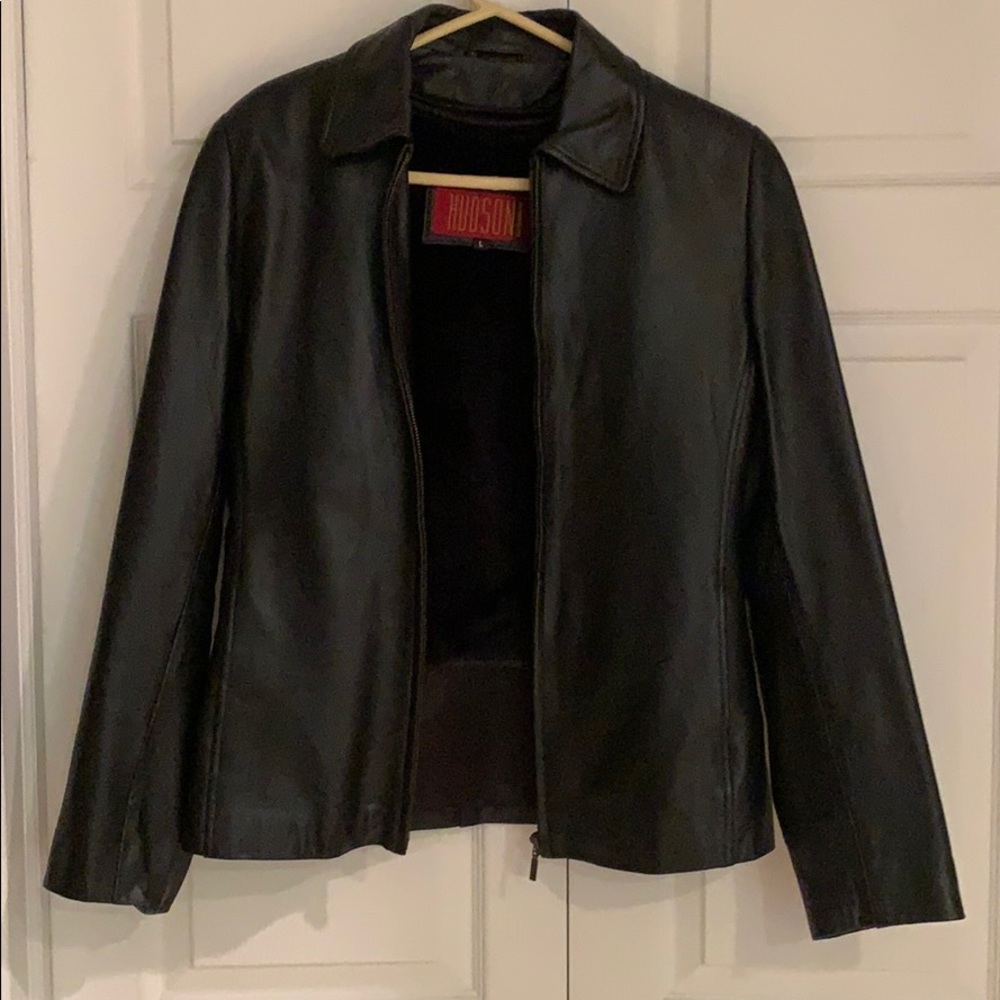 Stylish Fitted Leather Jacket